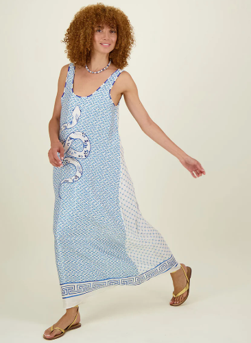 Amalfi Coast Sleeveless Dress
