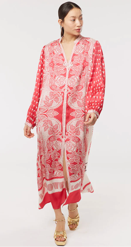 chinese dress ladies By Nicola Maya Maxi Dress in Powder Pink – Coco & Lola main image 1