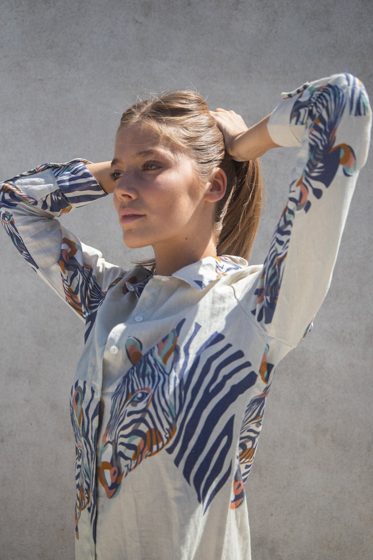 Tunic Zebra Cream