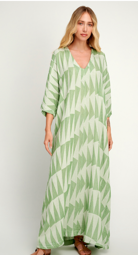 Paros Zakar Maxi Dress S25P1035