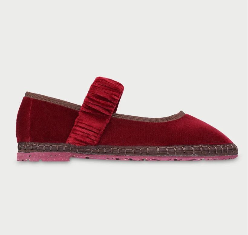 Mafalda Velvet Burgundy