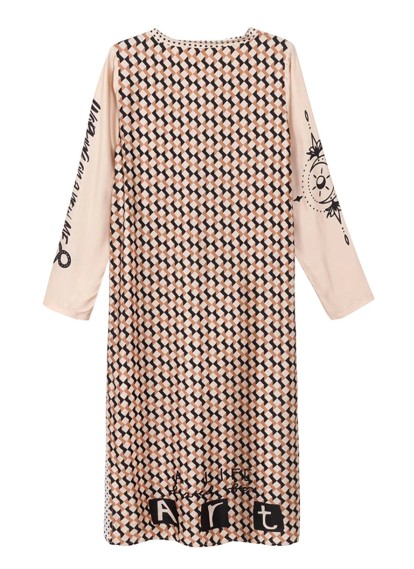 Eve Tattoo Print Dress