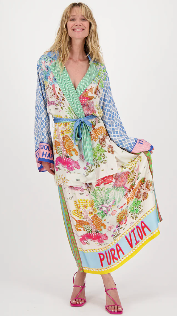 Pura Vida Kimono Belted Jacket