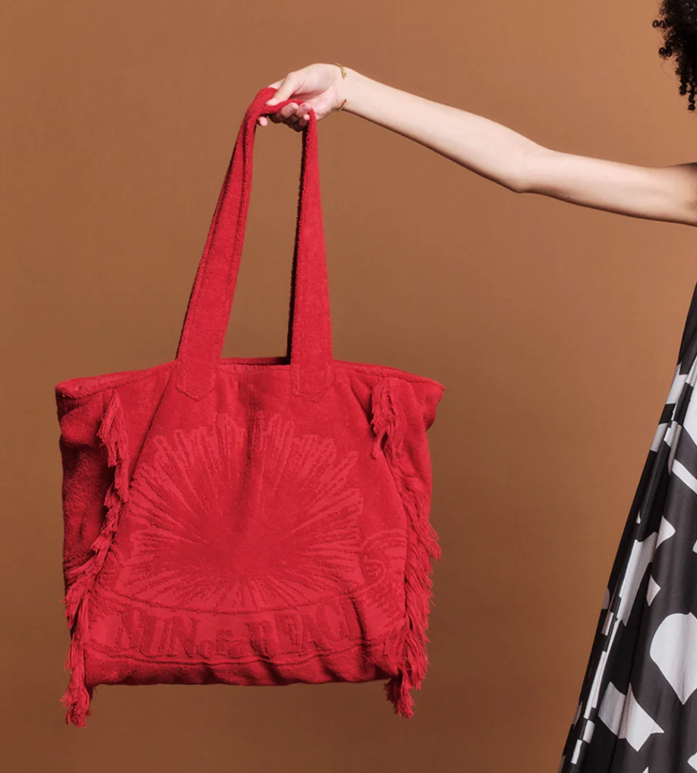 Blood Mary Terry Tote Beach