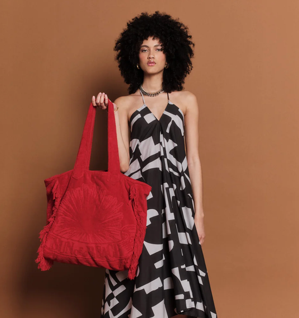 Blood Mary Terry Tote Beach