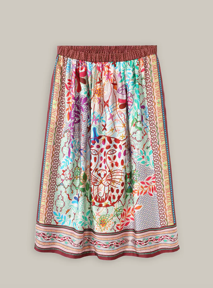 Vanessa Shipibo Midi Skirt