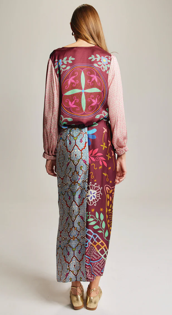 Luna Tie Shipibo Front Skirt
