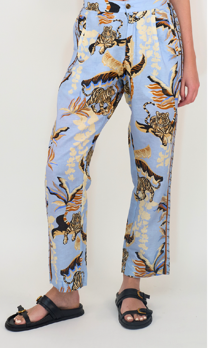 Pant Bali Tiger Light Blue