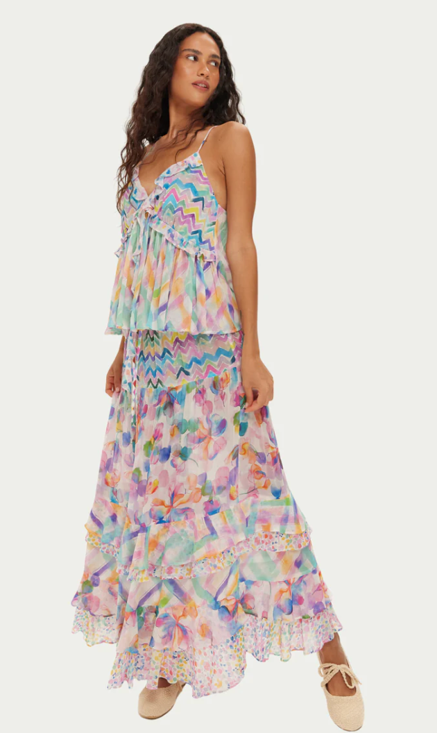 Jasmine Tiered Ruffled Skirt