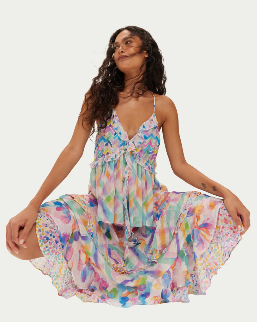 Poppy Ruffled Dust Cami