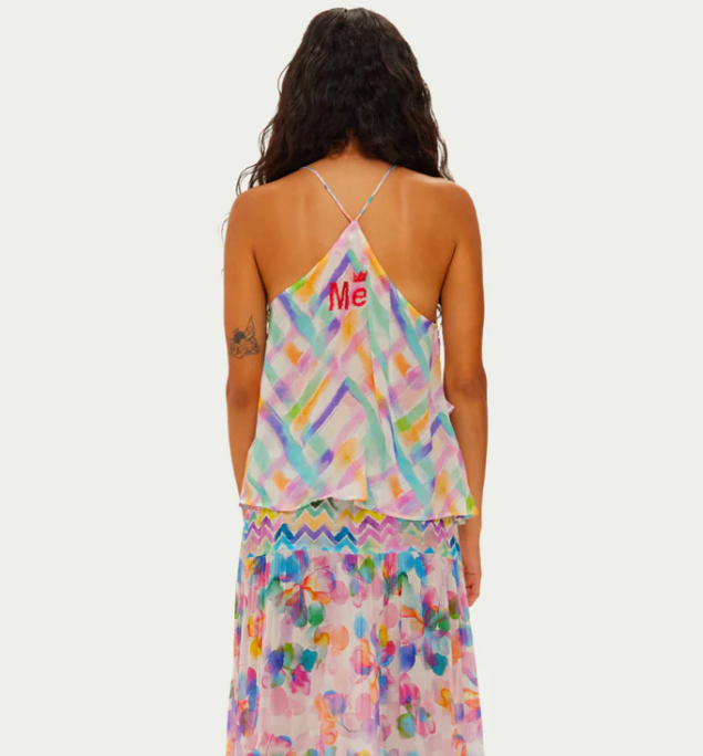 Poppy Ruffled Dust Cami
