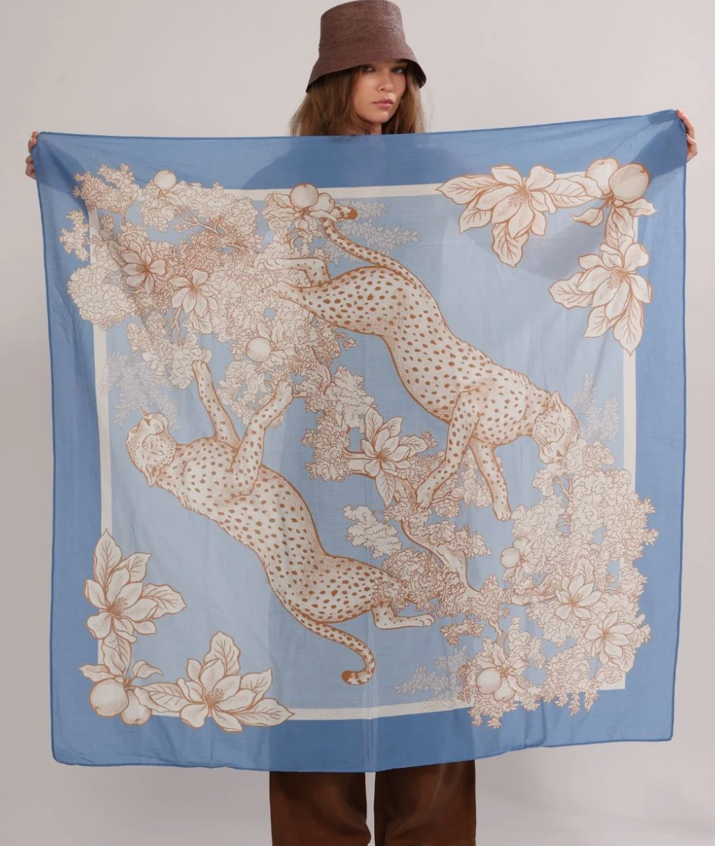 Scarf Africa Light Blue