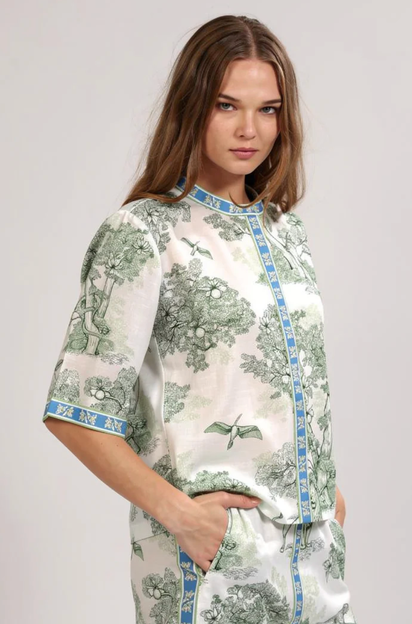 Short Sleeve Shirt Africa Green