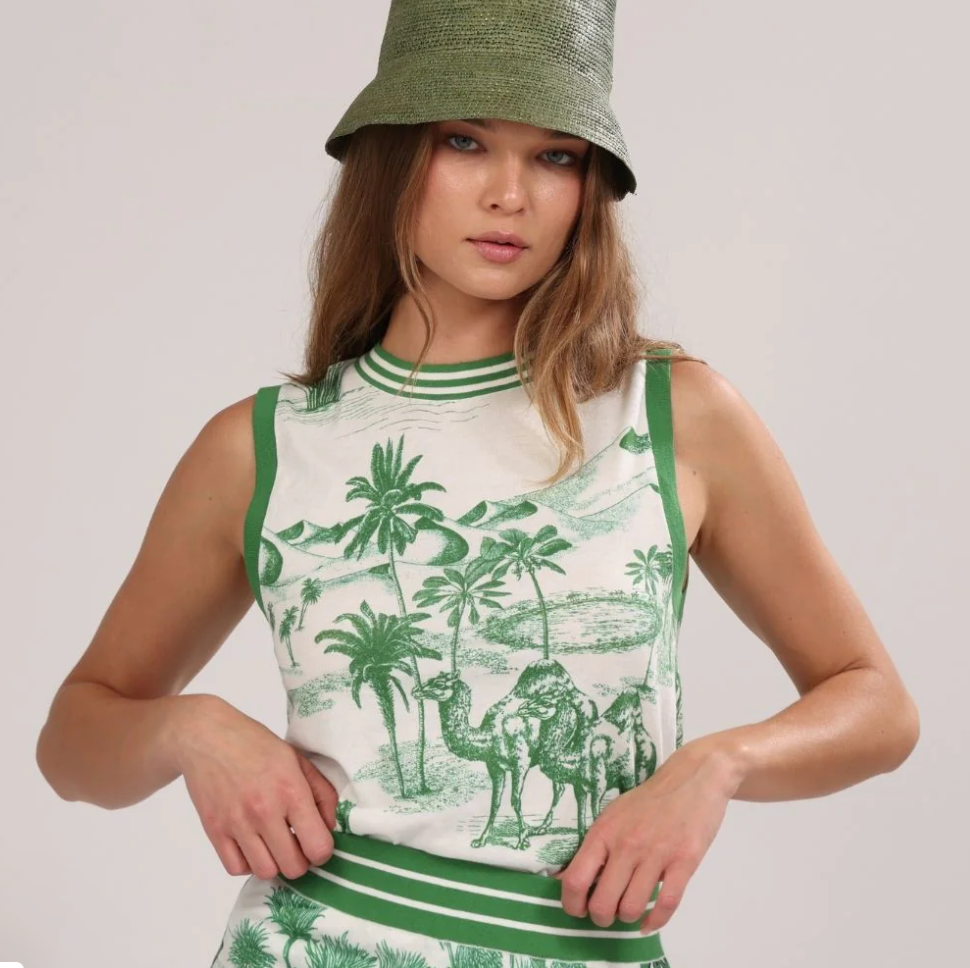 Top Mystic Desert Green