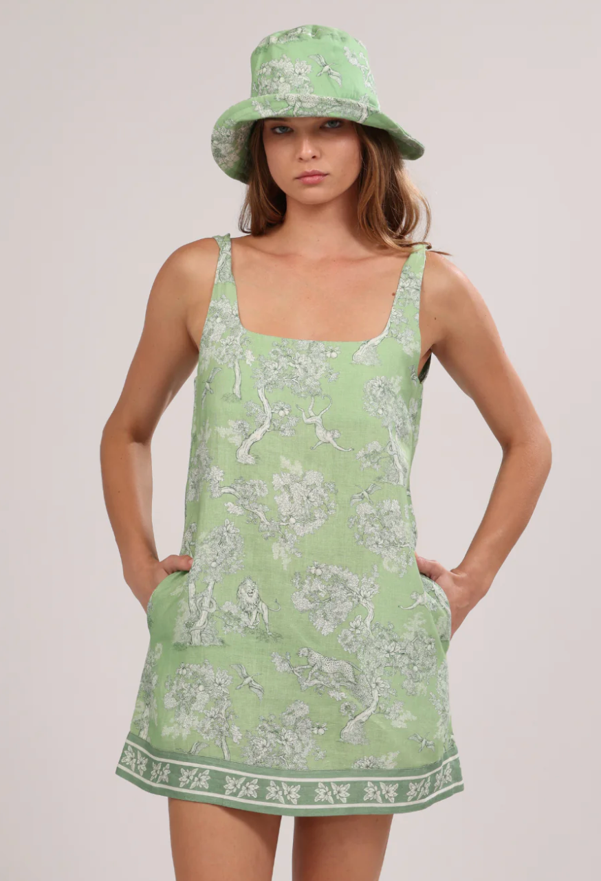 Short Dress Africa Green