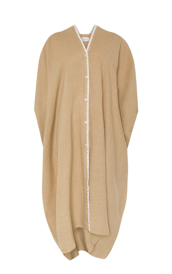 Mrs Tulum Tunic Clay White