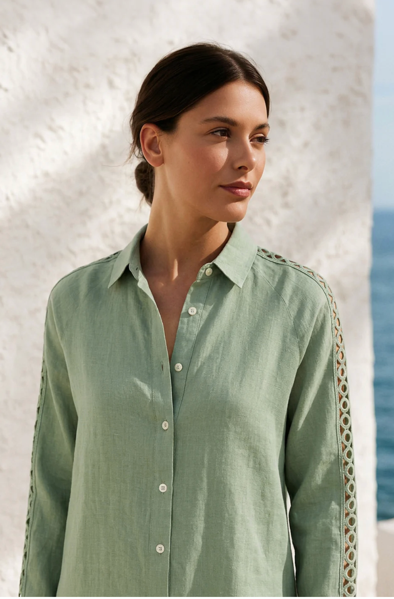 Mrs Bianca Shirt Jade