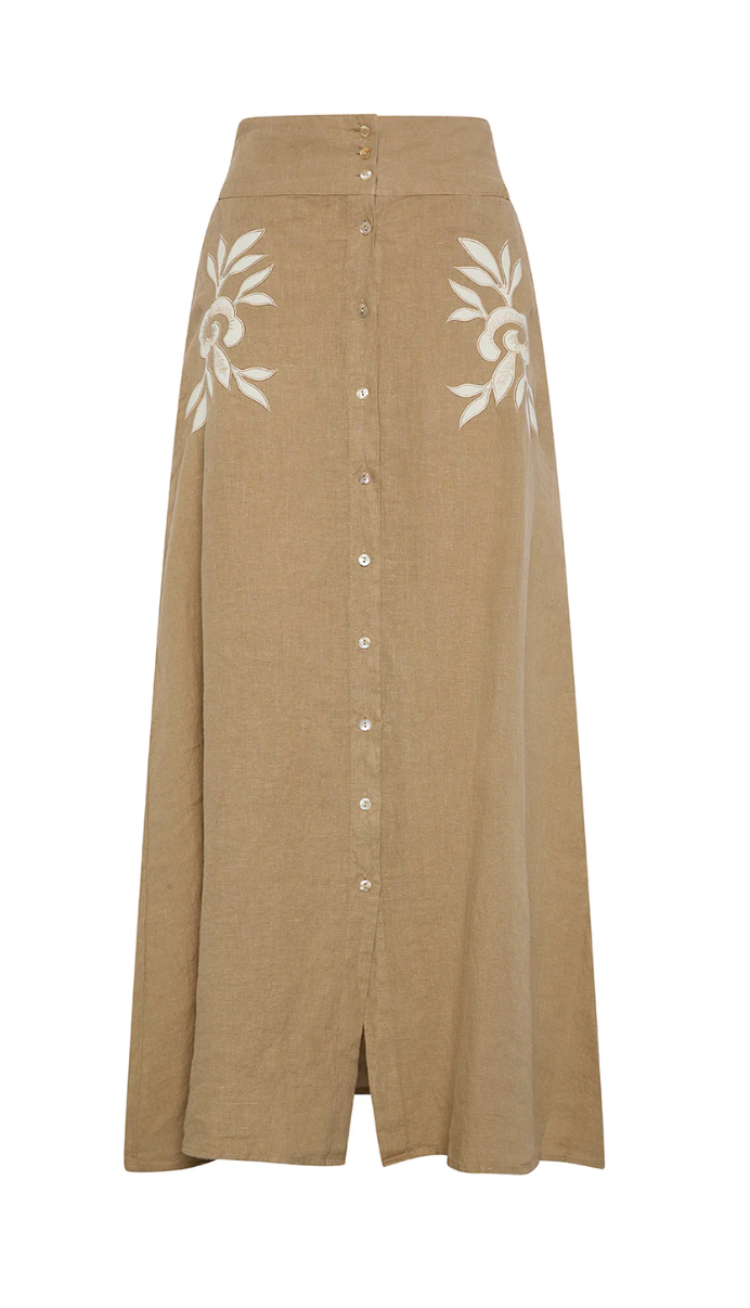 Mrs Mabe Skirt LT Clay