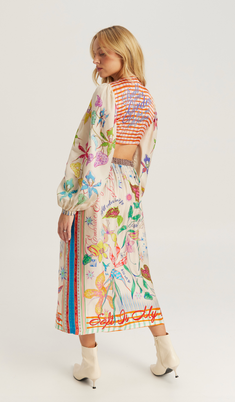 Vanessa Midi Skirt Paradiso