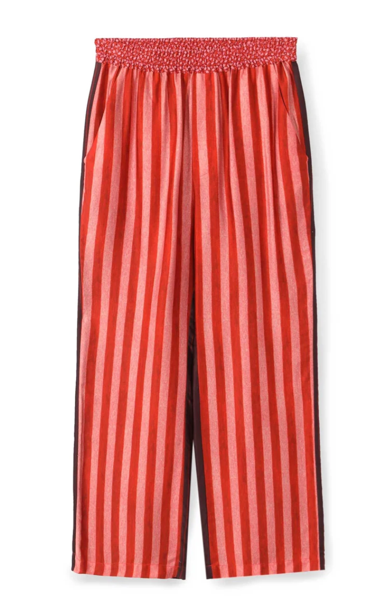 Bailey Red Aura Straight Pants