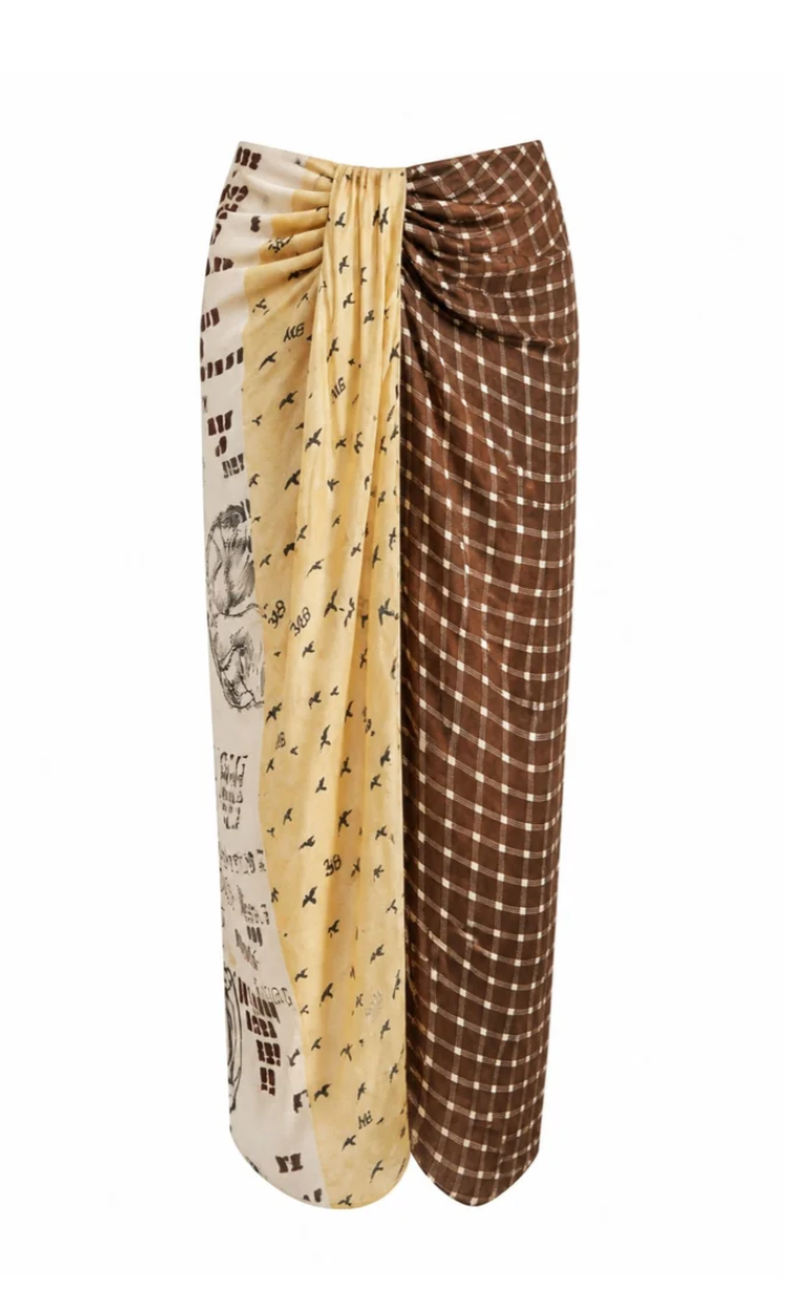 Luna Noir Muse Tie Skirt