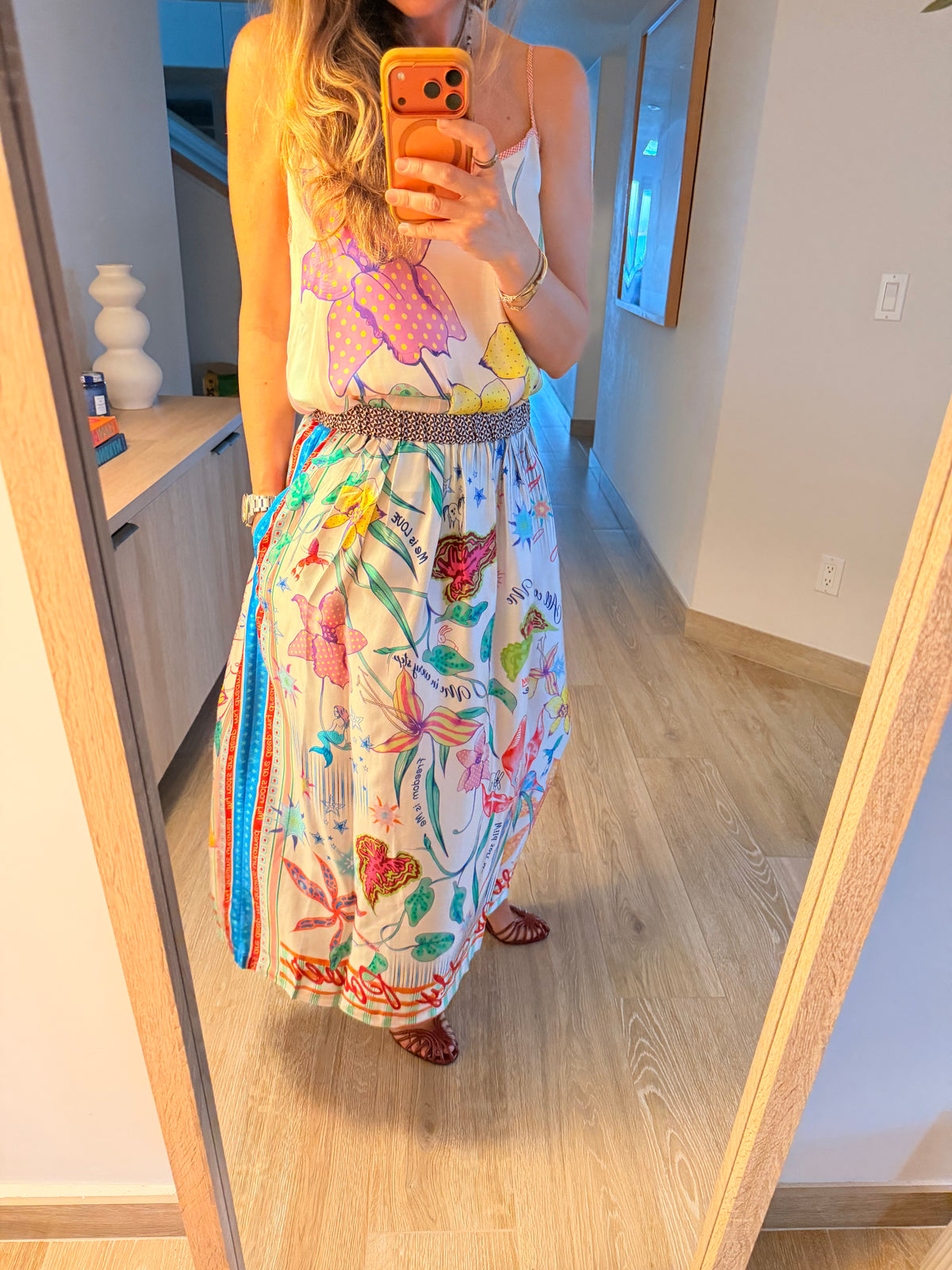 Vanessa Midi Skirt Paradiso