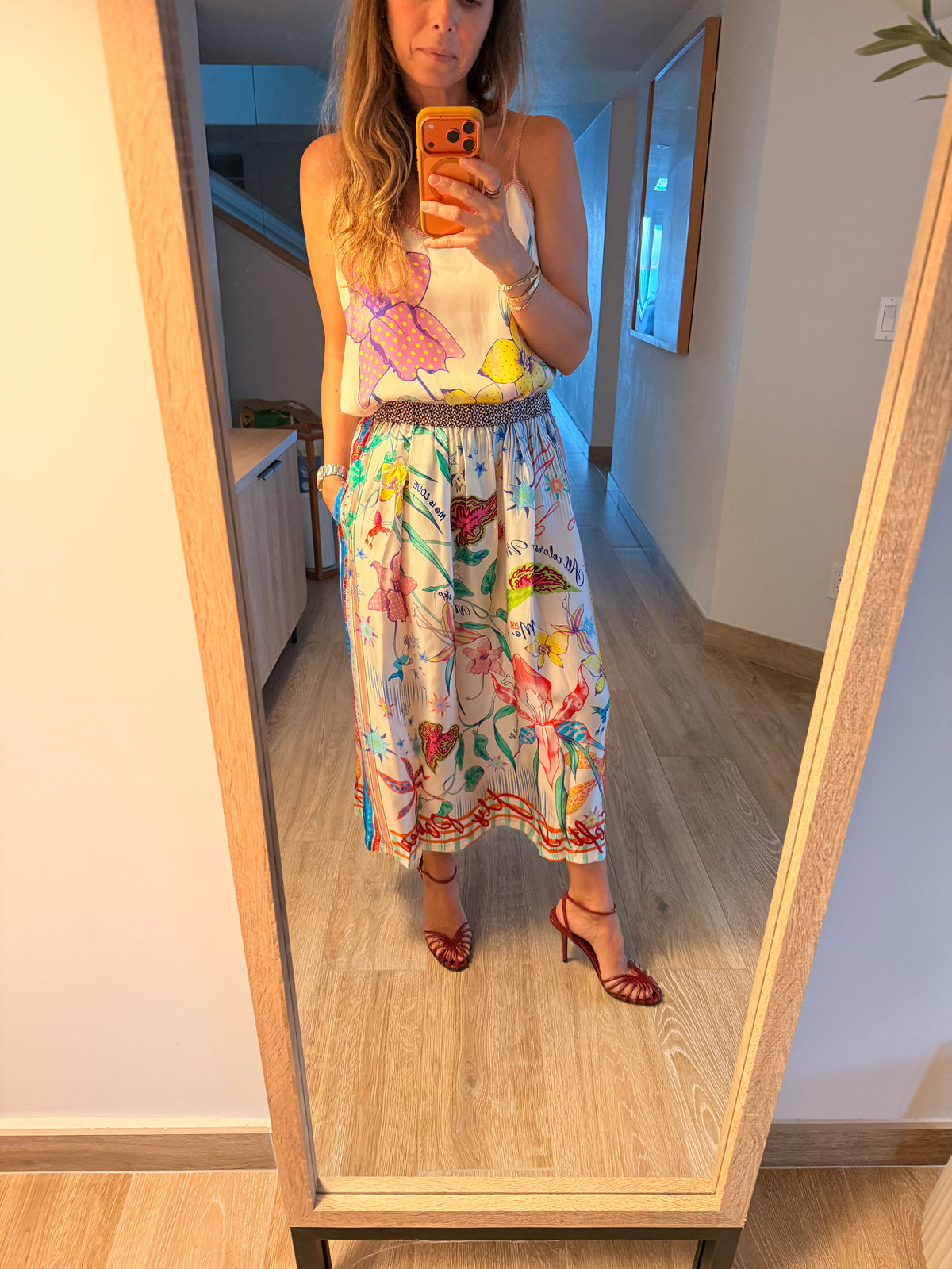 Vanessa Midi Skirt Paradiso