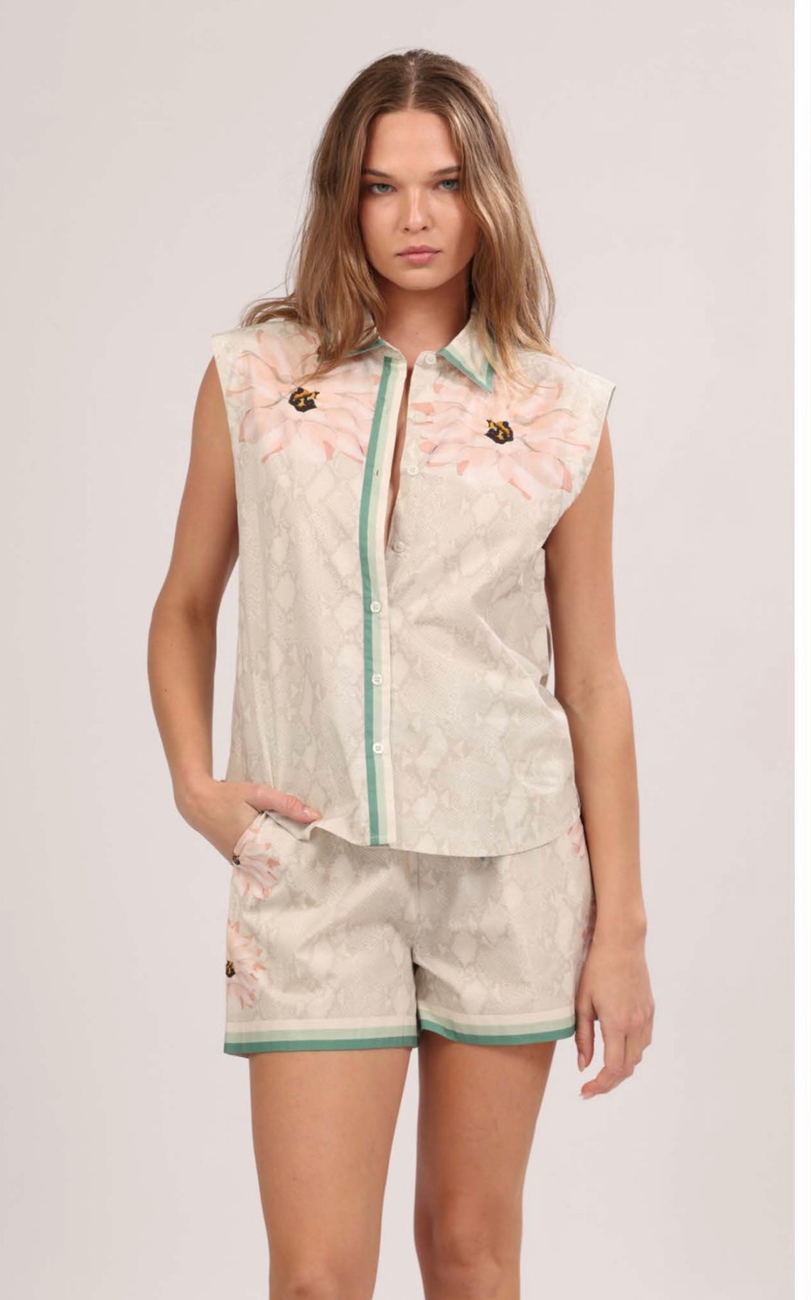 Poplin Snake Shirt