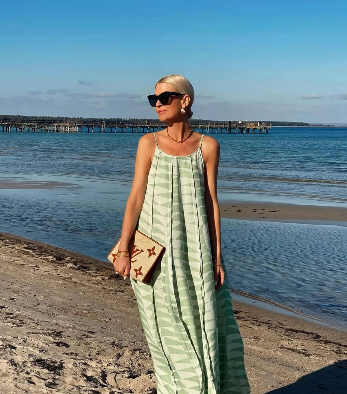 Paros Zakar Maxi Dress S25P1037
