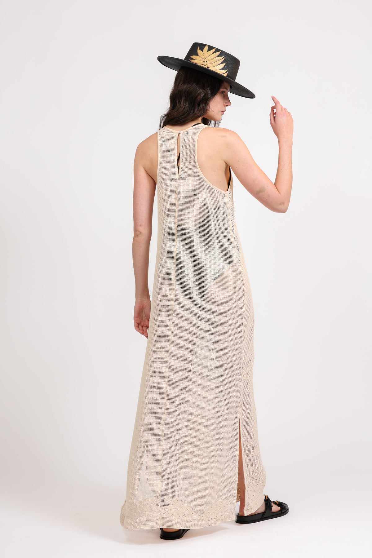 Long Net Dress Mosaico