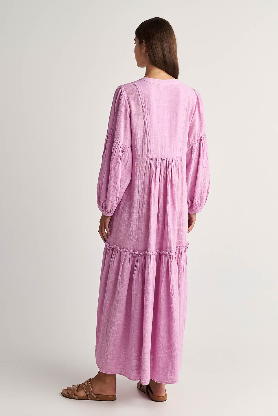 Gauze Maxi Dress S24P5042 Gauze Maxi Dress S24P5042