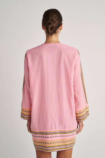 Alonissos Tunic Dress pink S24P5183