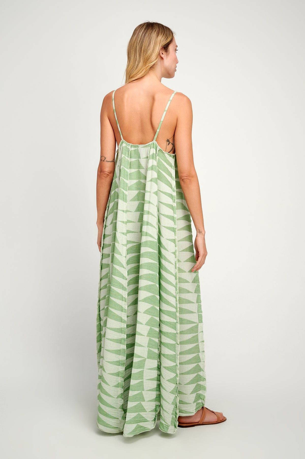 Paros Zakar Maxi Dress S25P1037