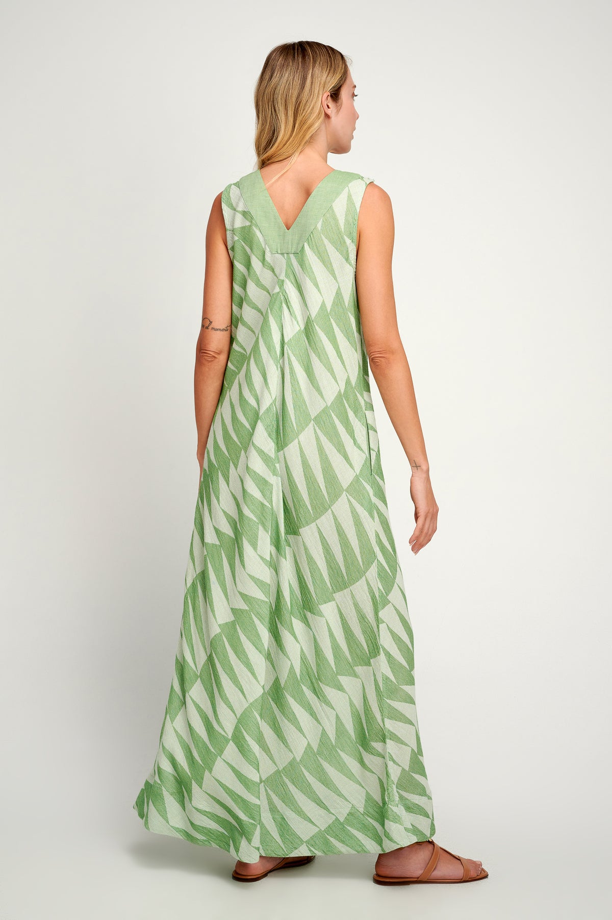 Paros Zakar Maxi Dress S25P1052