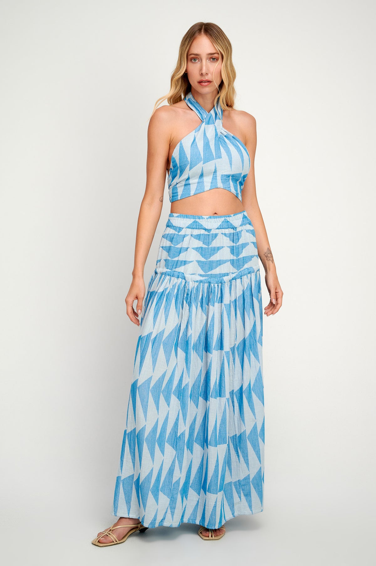 Paros Zakar Maxi Skirt S25P1053