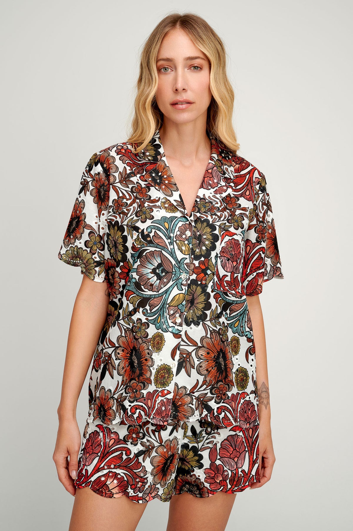 Skiathos Broderie Shirt S25P1070