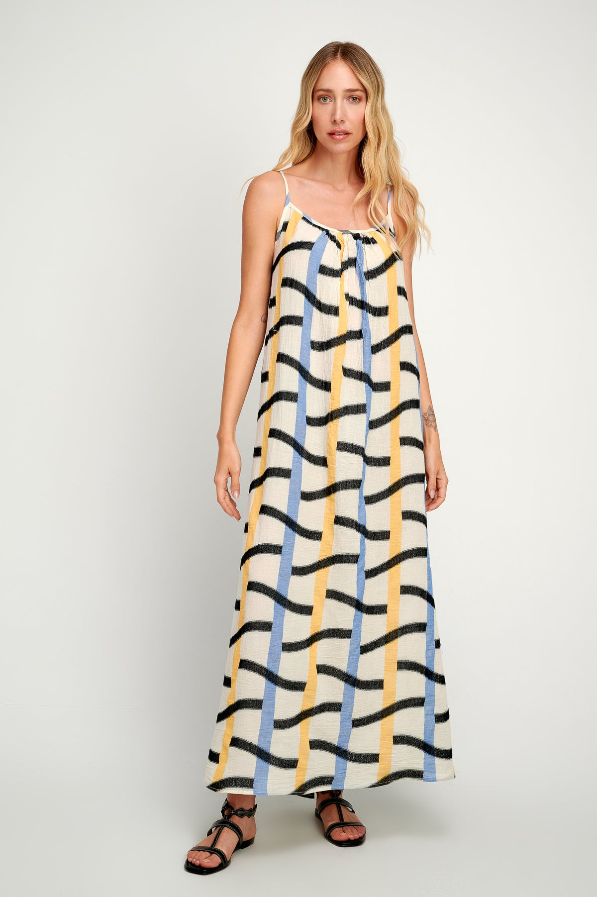 Karpathos Zakar Maxi Dress S25P1075