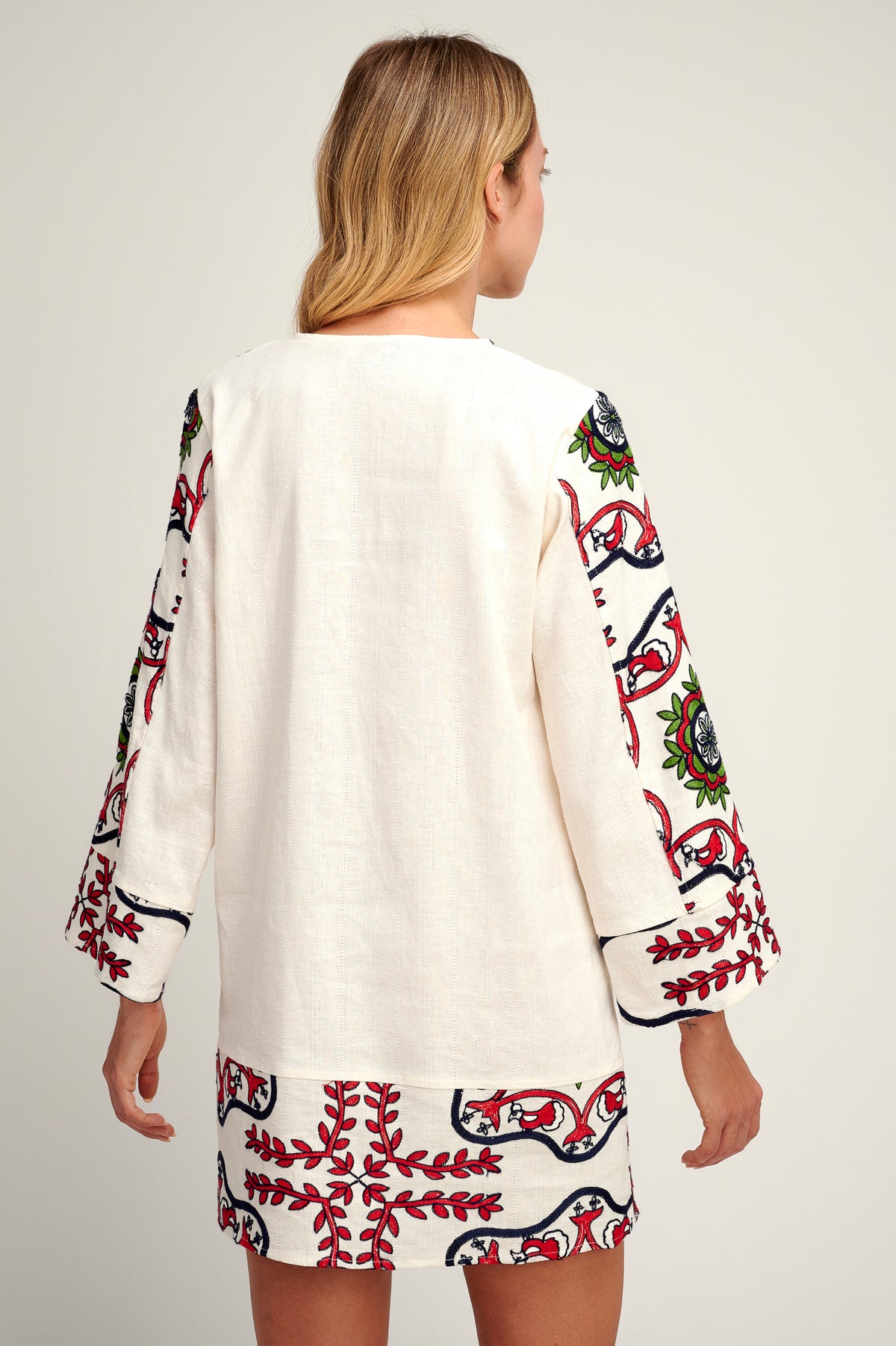 Samarina Embroidered Tunic Dress S25P1227