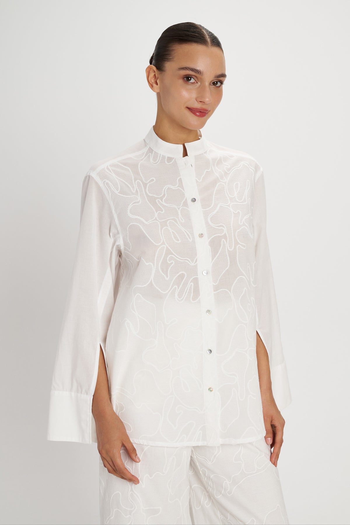 MYRTIA EMBROIDERED SHIRT S26P7002