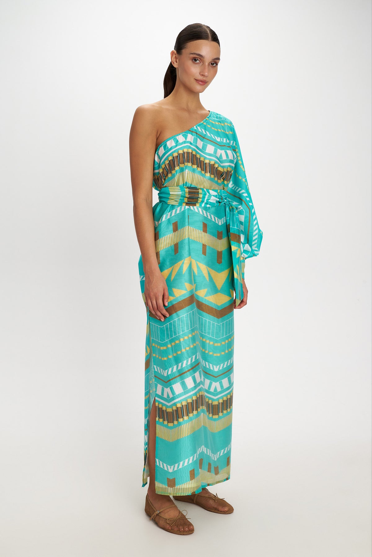 NEMESIS ONE SHOULDER DRESS S26P7011