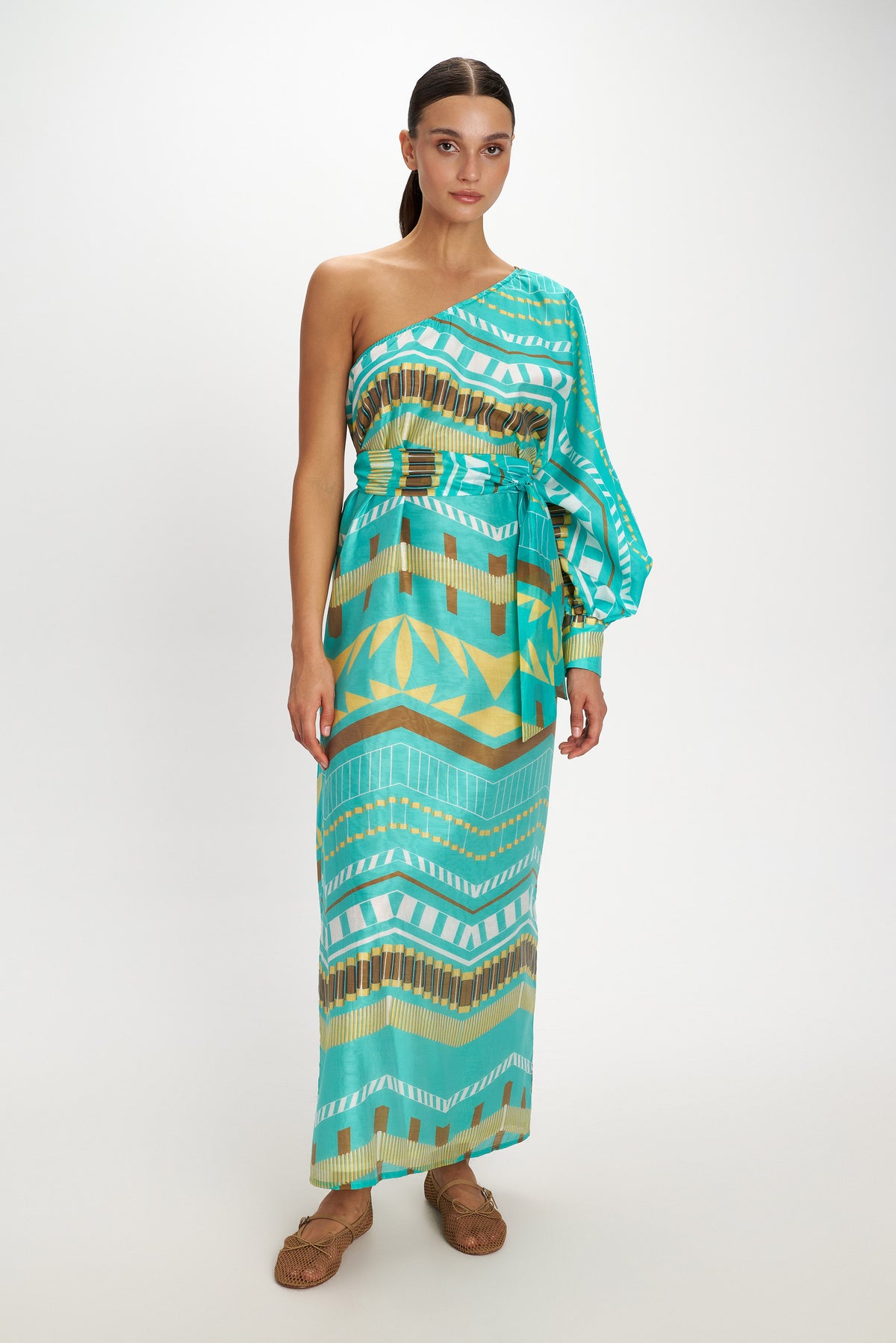 NEMESIS ONE SHOULDER DRESS S26P7011