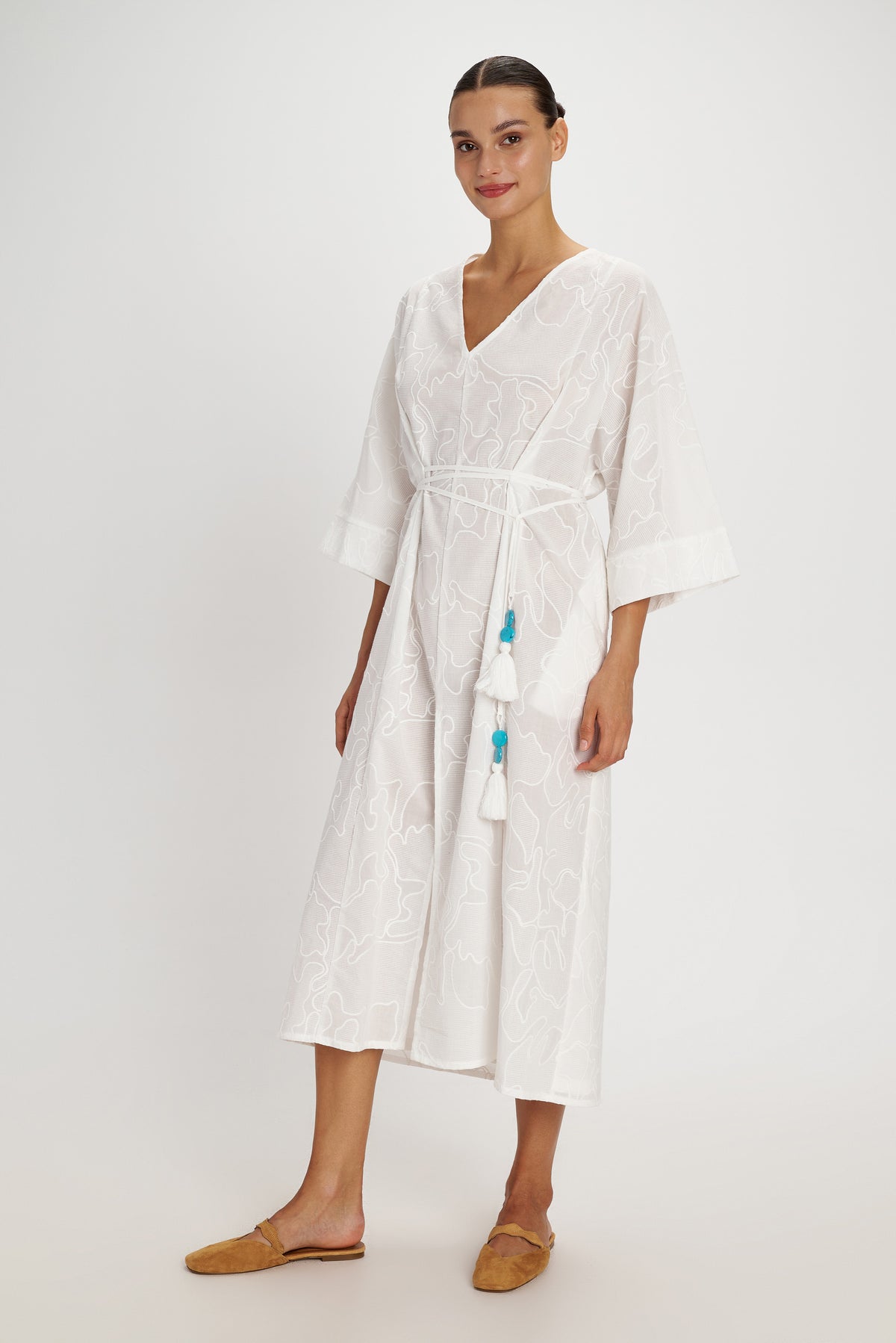 MYRTIA EMBROIDERED DRESS S26P7073