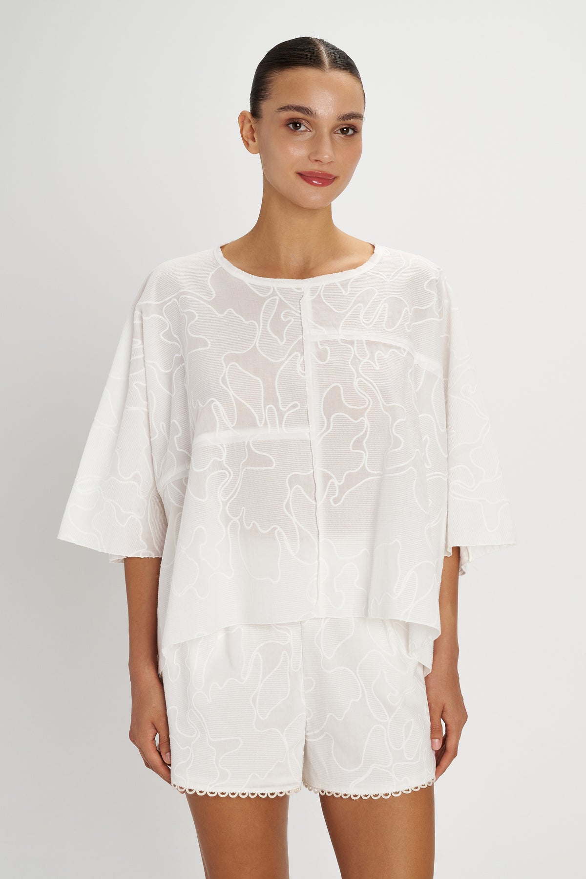 MYRTIA EMBROIDERED BLOUSE S26P7075