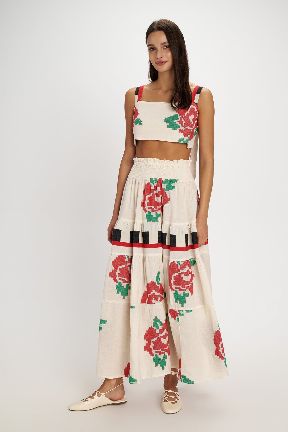 ROSES MAXI SKIRT S26P7090