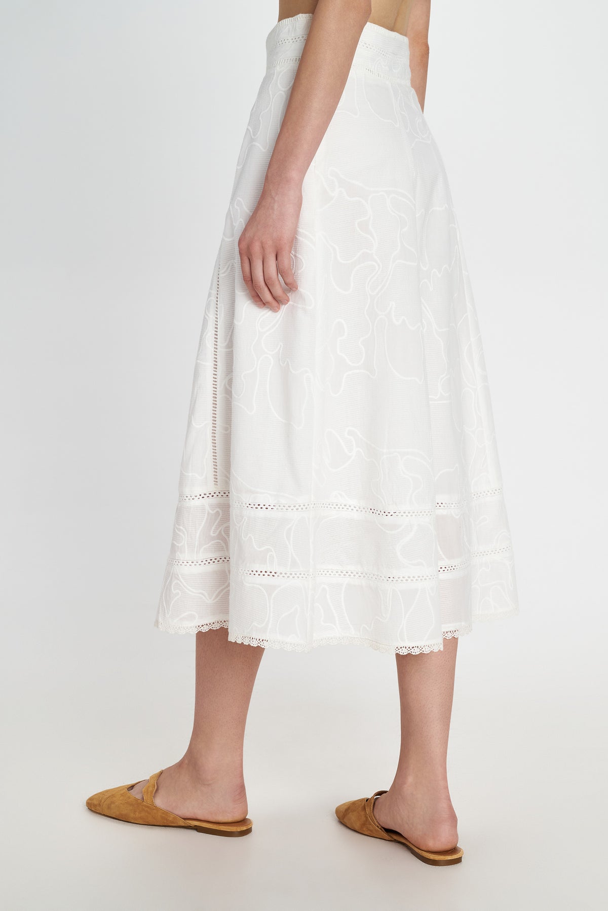 MYRTIA EMBROIDERED SKIRT S26P7101