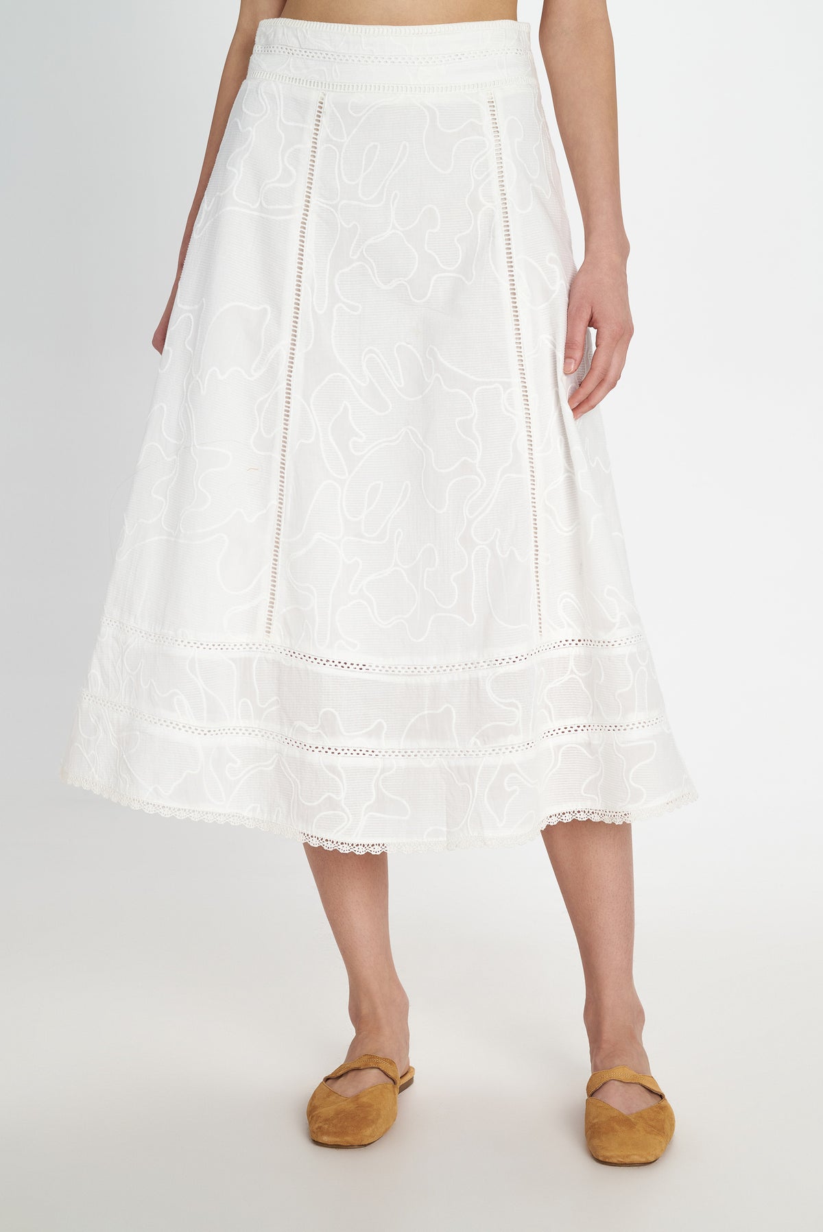 MYRTIA EMBROIDERED SKIRT S26P7101