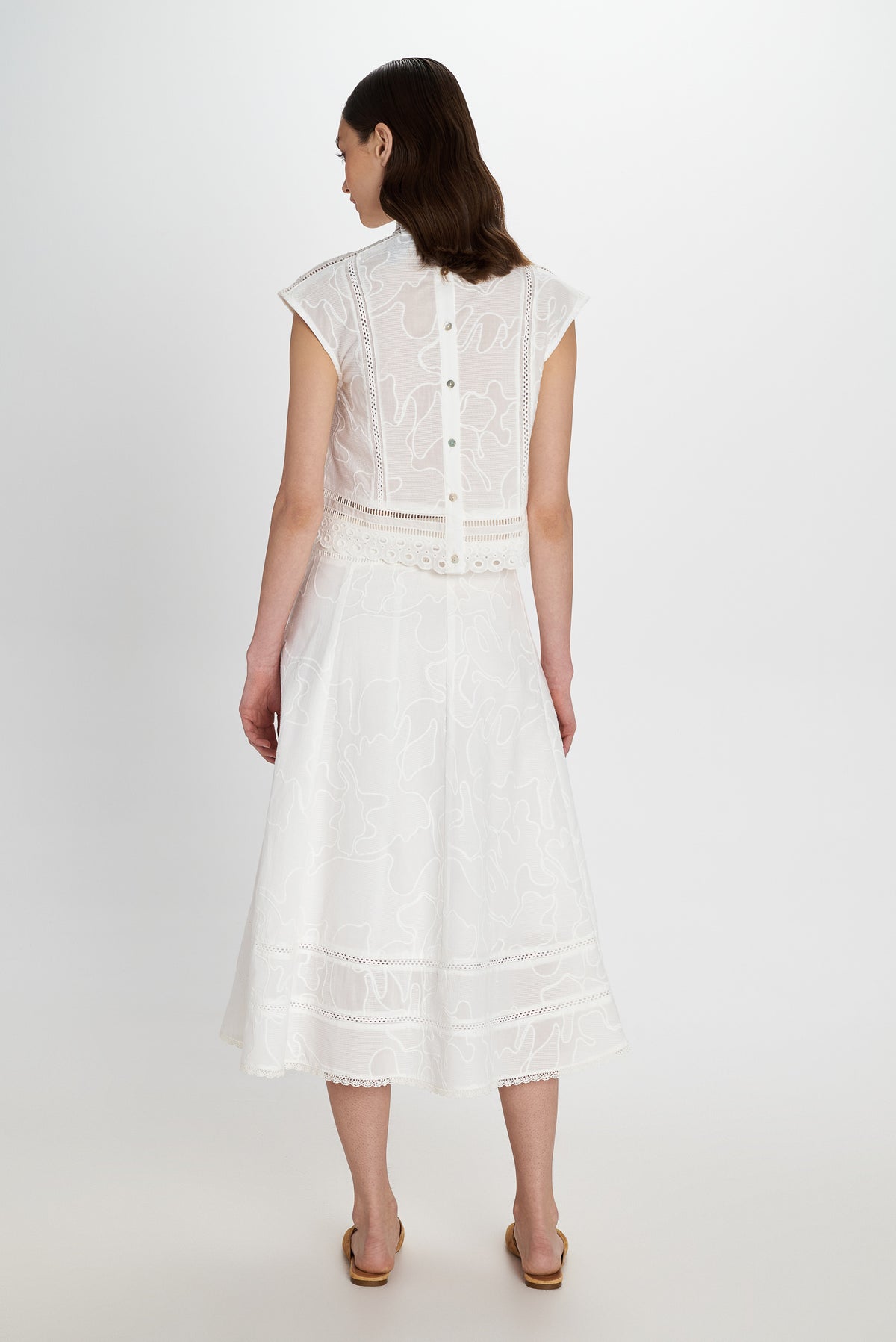 MYRTIA EMBROIDERED SKIRT S26P7101