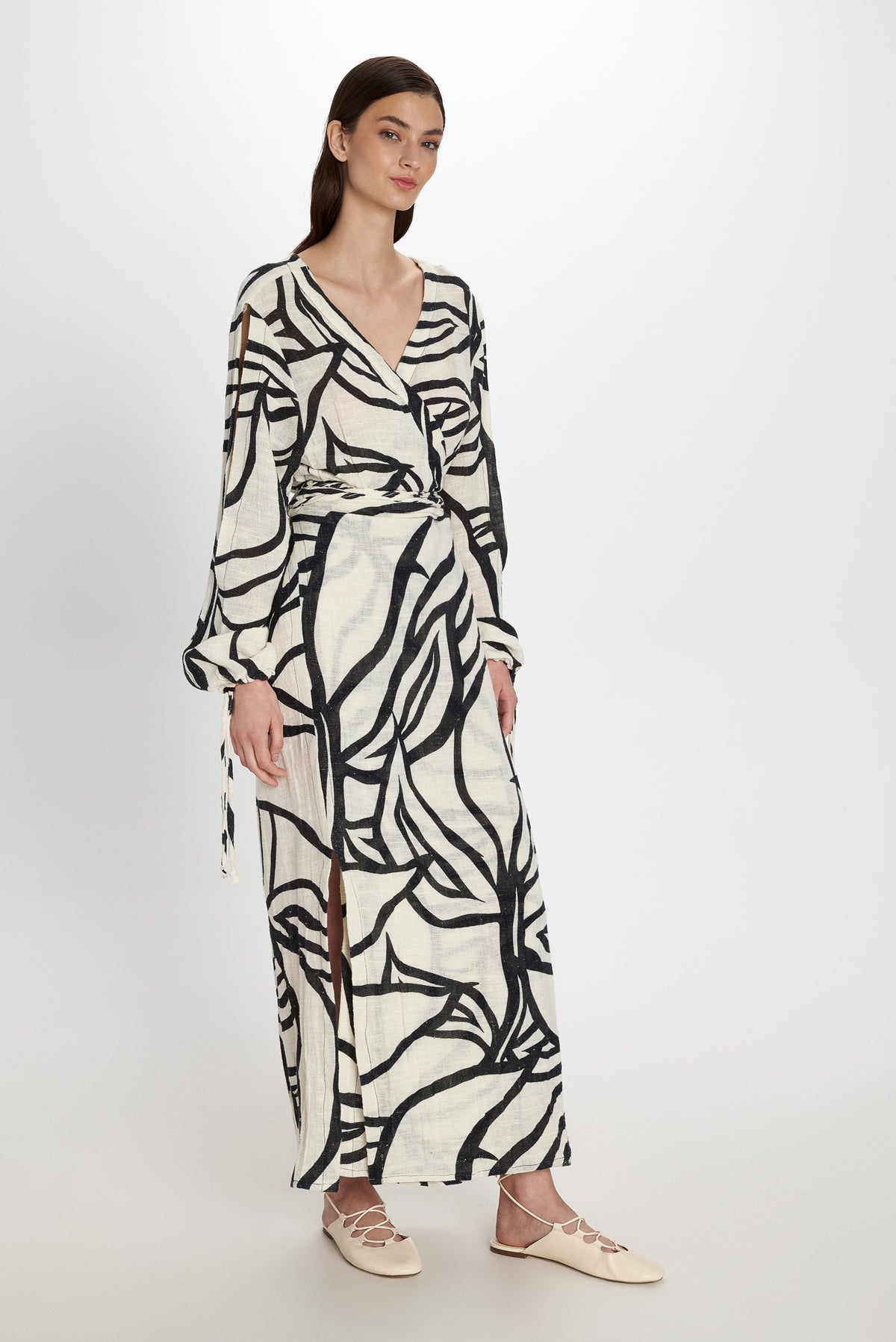 ATLANTIDA WRAP DRESS S26P7113