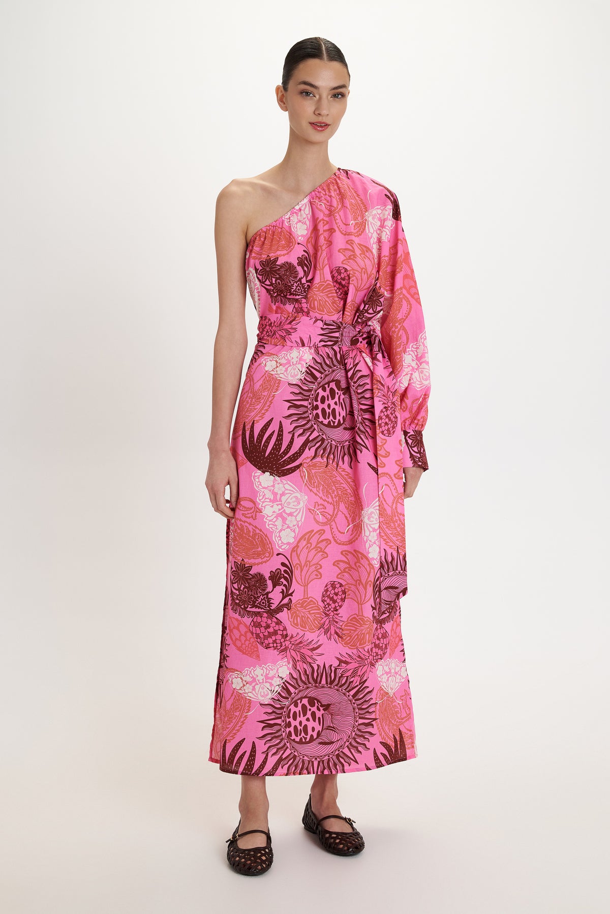 ZAKYNTHOS ONE SHOULDER DRESS S26P7151