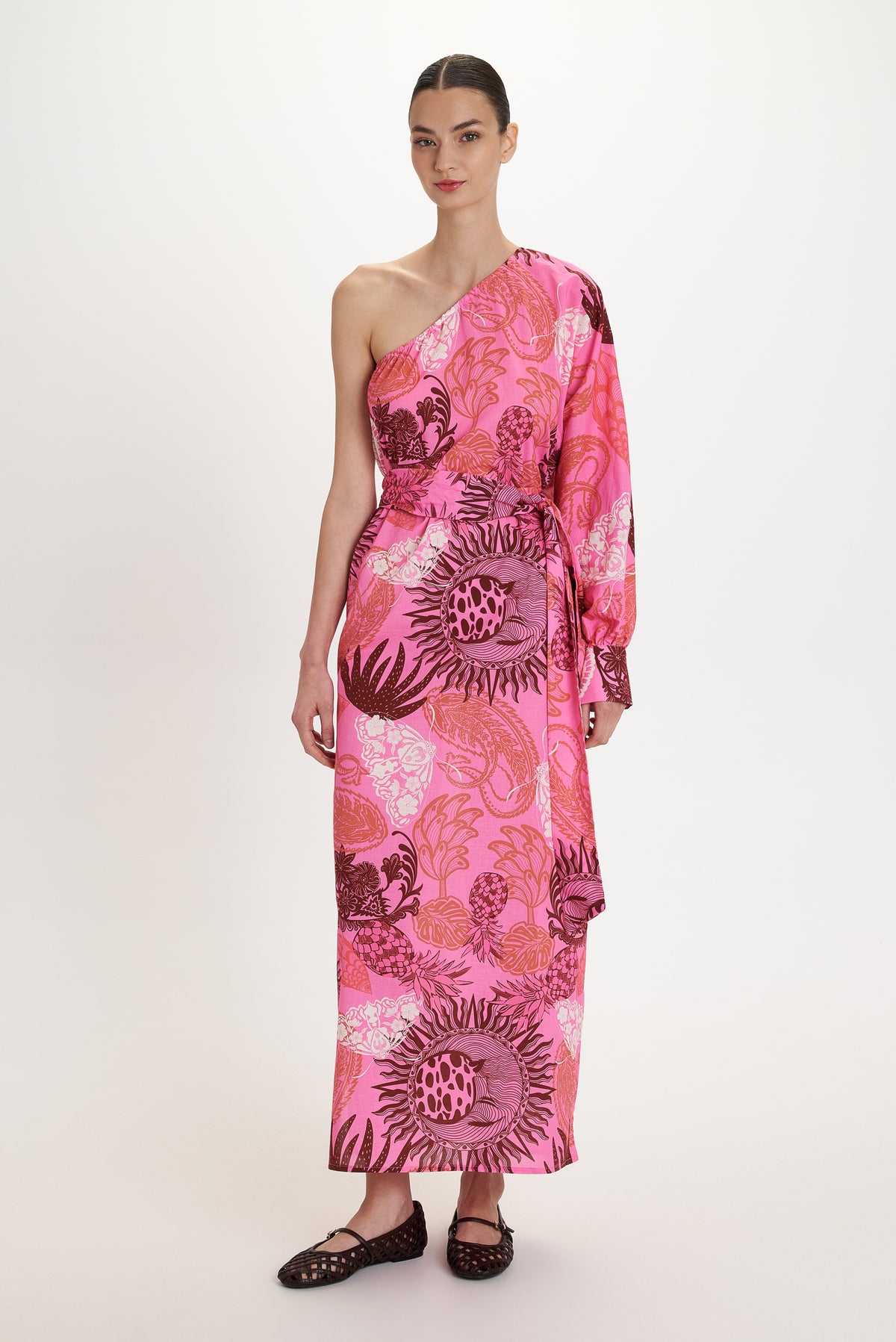 ZAKYNTHOS ONE SHOULDER DRESS S26P7151